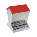 10kg Automatic Chook Chicken Feeder Poultry Auto Trough Galvanised Metal Feeders V238-SUPDZ-32677569101904