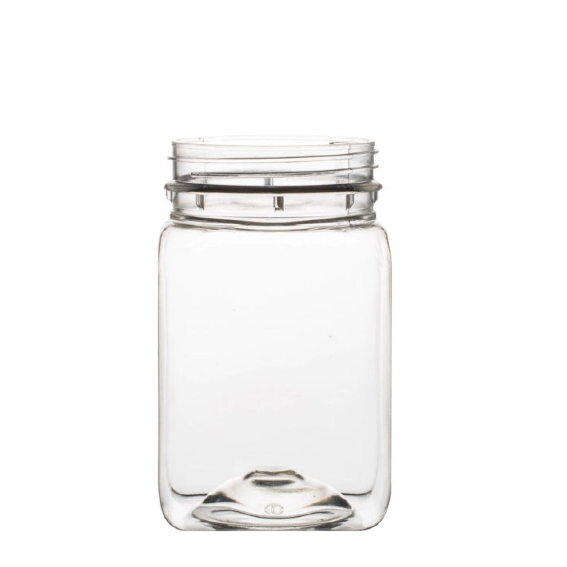 10x 500g Plastic Honey Jars + Lids - Square Clear Food Grade Packaging Containers V238-SUPDZ-32706744811600