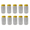 10x 1Kg Plastic Honey Jars + Lids - Round Clear Food Grade Packaging Containers V238-SUPDZ-32706820800592
