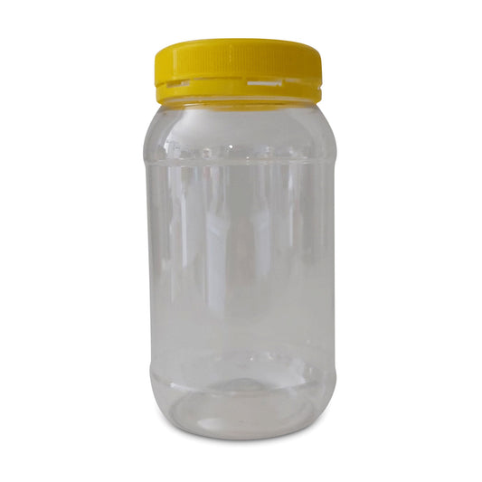 10x 1Kg Plastic Honey Jars + Lids - Round Clear Food Grade Packaging Containers V238-SUPDZ-32706820800592