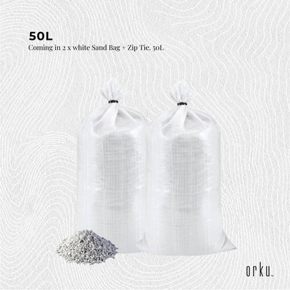 Orku 50L Perlite Super Coarse Premium Soil Expanded Medium Plants Hydroponics V238-SUPDZ-32729608716368