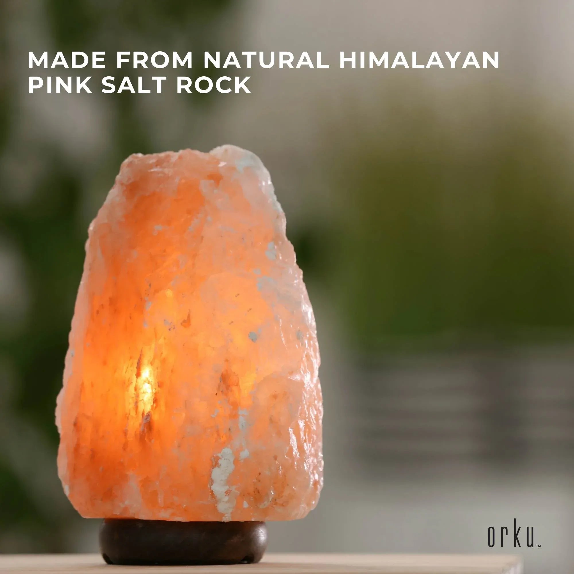 12V 12W 2-3 Kgs Himalayan Pink Salt Lamp Natural Rock Crystal Light Bulb On/Off V238-SUPDZ-32733723754576