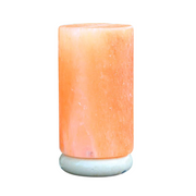 12V 12W Cylinder Himalayan Pink Salt Lamp Carved Rock Crystal Light Bulb On/Off V238-SUPDZ-32752437166160