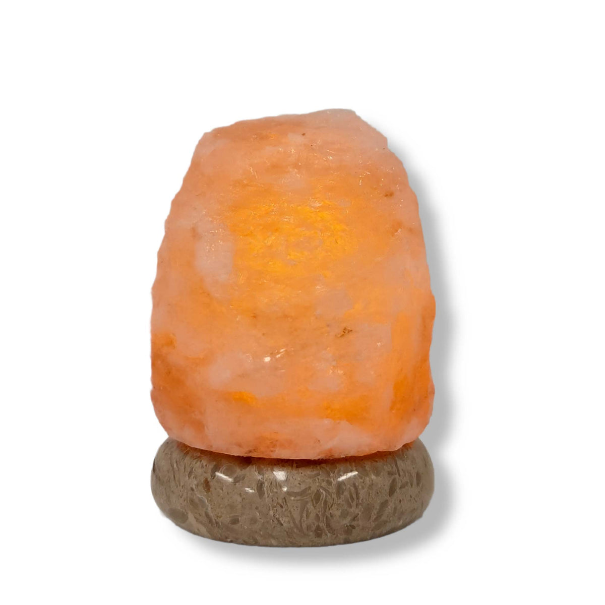 USB Himalayan Salt Lamp - Mini Natural Rock Shape Pink Crystal Rock Marble Light V238-SUPDZ-32768104006