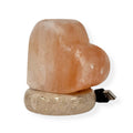 USB Himalayan Salt Lamp - Heart Love Carved Shape Pink Crystal Rock LED Light V238-SUPDZ-32768317510