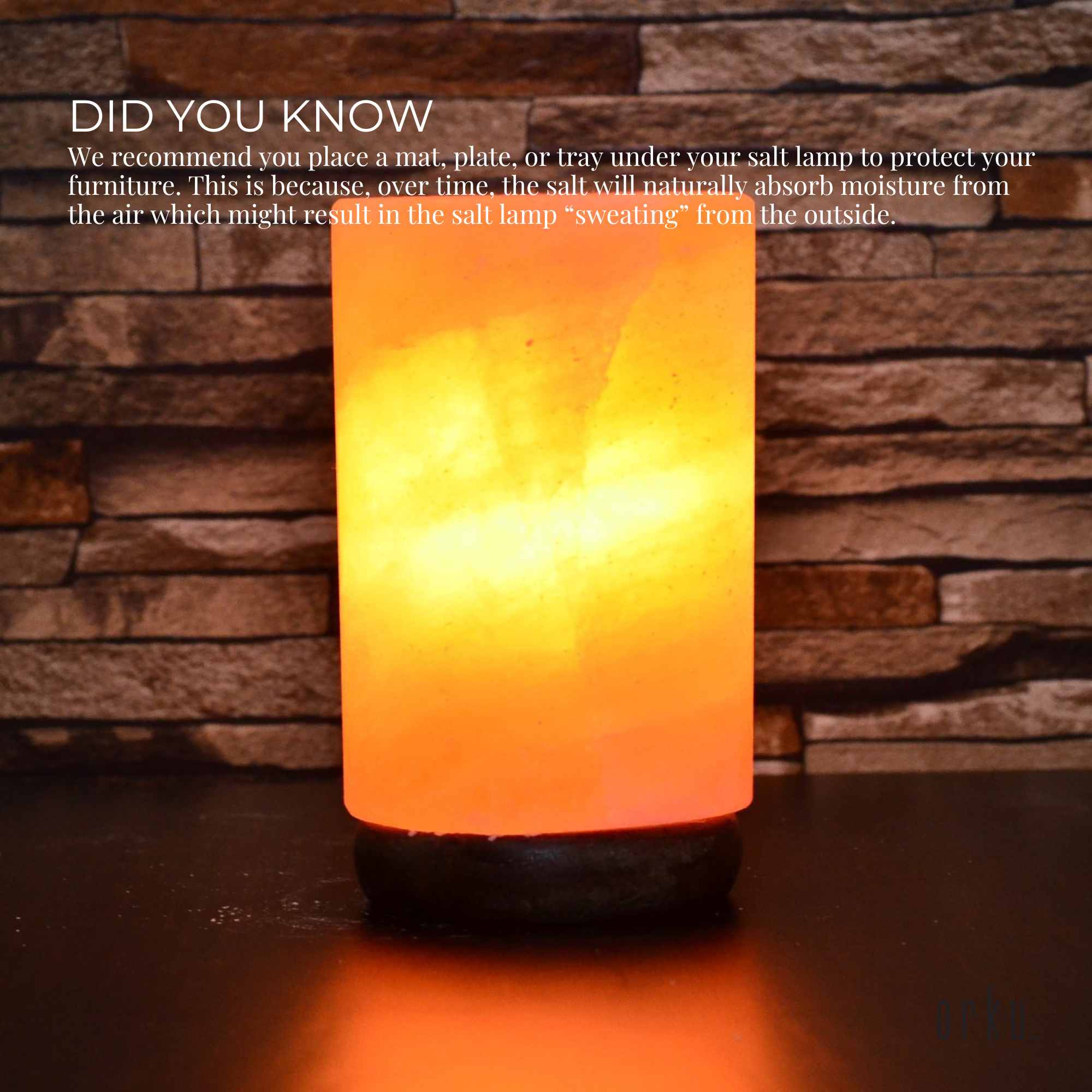 USB Himalayan Salt Lamp - Cylinder Carved Shape Pink Crystal Rock LED Light V238-SUPDZ-32768384198