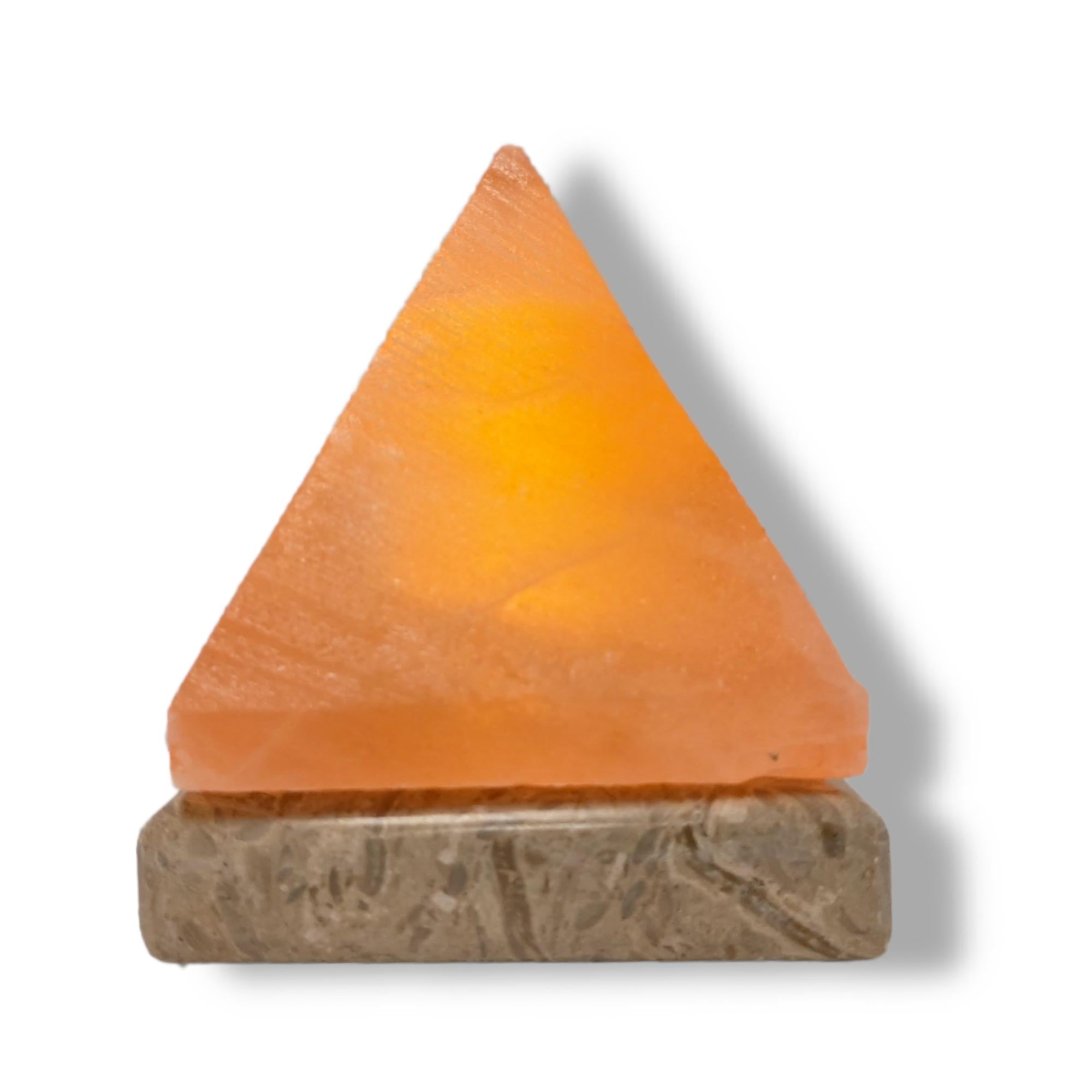Orku USB Himalayan Pink Salt Lamp - Pyramid Crystal Rock Desk Night Light V238-SUPDZ-32768407430