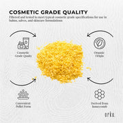 Orku 400g Organic Beeswax Pellets Yellow - Cosmetic Grade Pure Bees Wax Pastille V238-SUPDZ-32851850592336