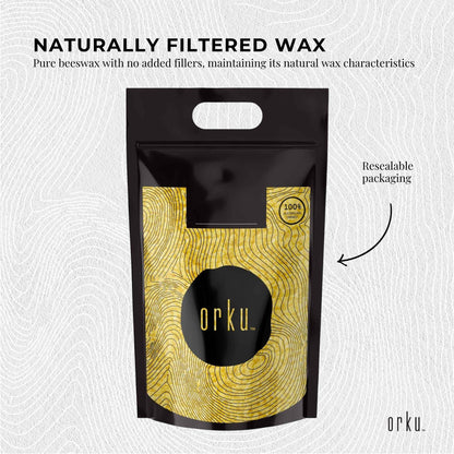 Orku 5Kg Organic Beeswax Pellets Yellow - Cosmetic Grade Pure Bees Wax Pastilles V238-SUPDZ-32851867107408