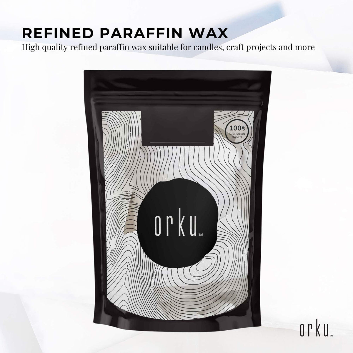 1Kg Paraffin Wax Blocks - Refined Hard Unscented Chunks 60/62 Candle Soap Making V238-SUPDZ-32851963445328