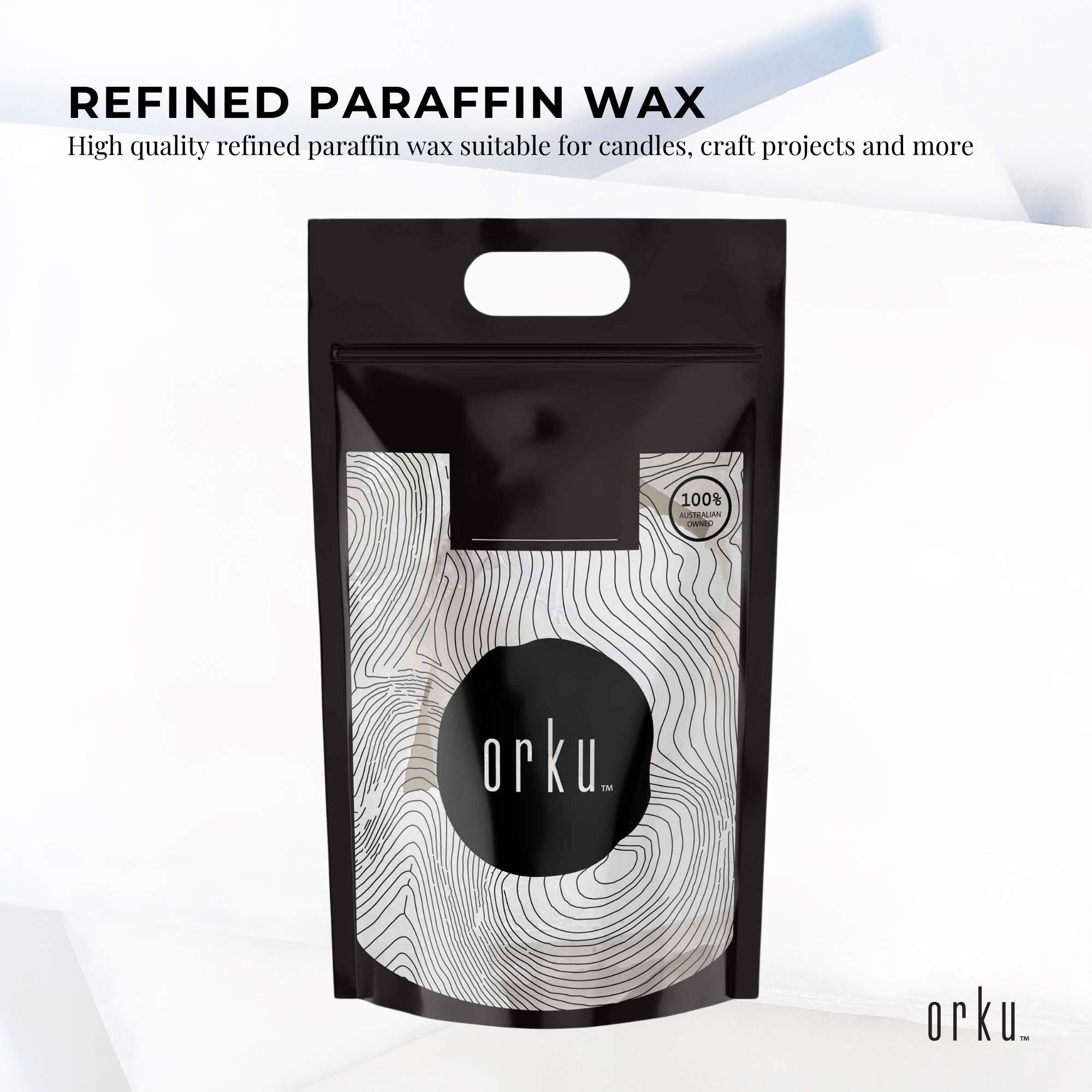 2Kg Paraffin Wax Blocks - Refined Hard Unscented Chunks 60/62 Candle Soap Making V238-SUPDZ-32851965542480