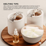 2Kg Paraffin Wax Blocks - Refined Hard Unscented Chunks 60/62 Candle Soap Making V238-SUPDZ-32851965542480