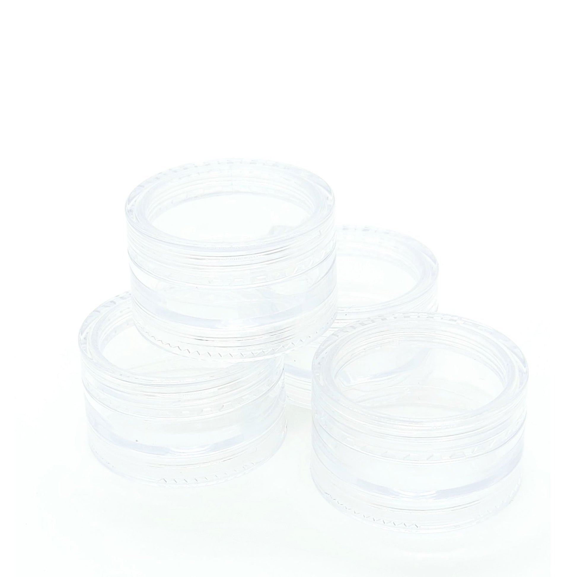 10x 3ml Lip Balm Containers Jars + Lids - Small Cosmetic Cream Sample Pot V238-SUPDZ-32865200504912