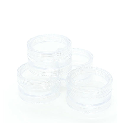 10x 3ml Lip Balm Containers Jars + Lids - Small Cosmetic Cream Sample Pot V238-SUPDZ-32865200504912