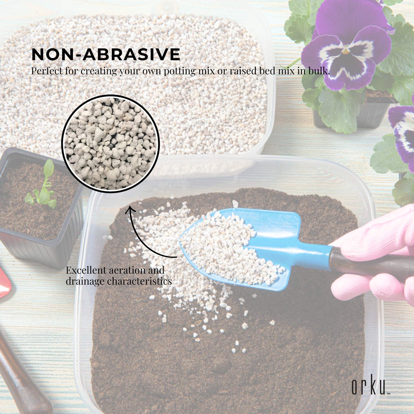 Orku 100L Perlite Coarse Premium Soil Expanded Medium Plants Hydroponics Bulk V238-SUPDZ-32867579265104