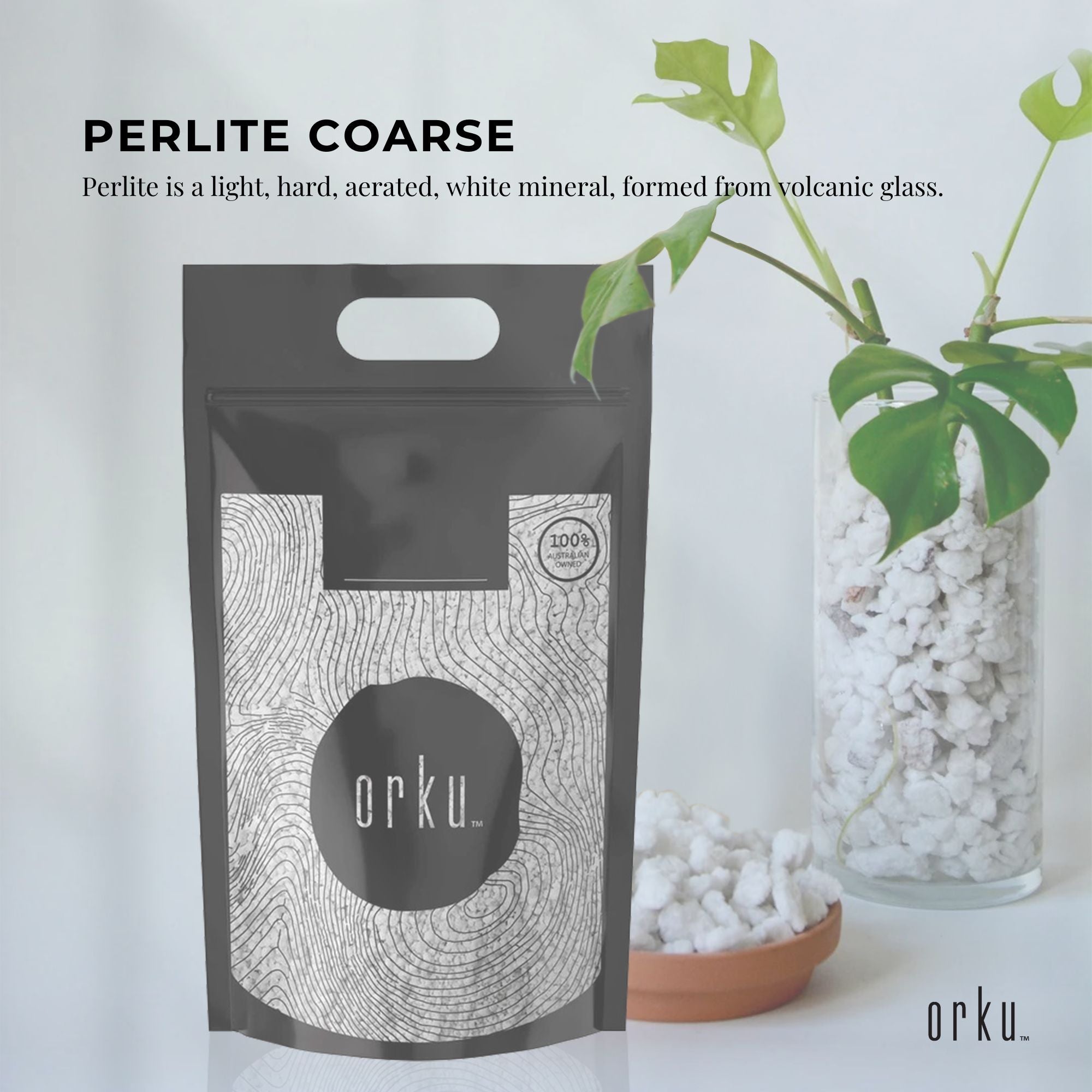 Orku 10L Perlite Coarse Premium Soil Expanded Medium Plants Hydroponics V238-SUPDZ-32867579363408