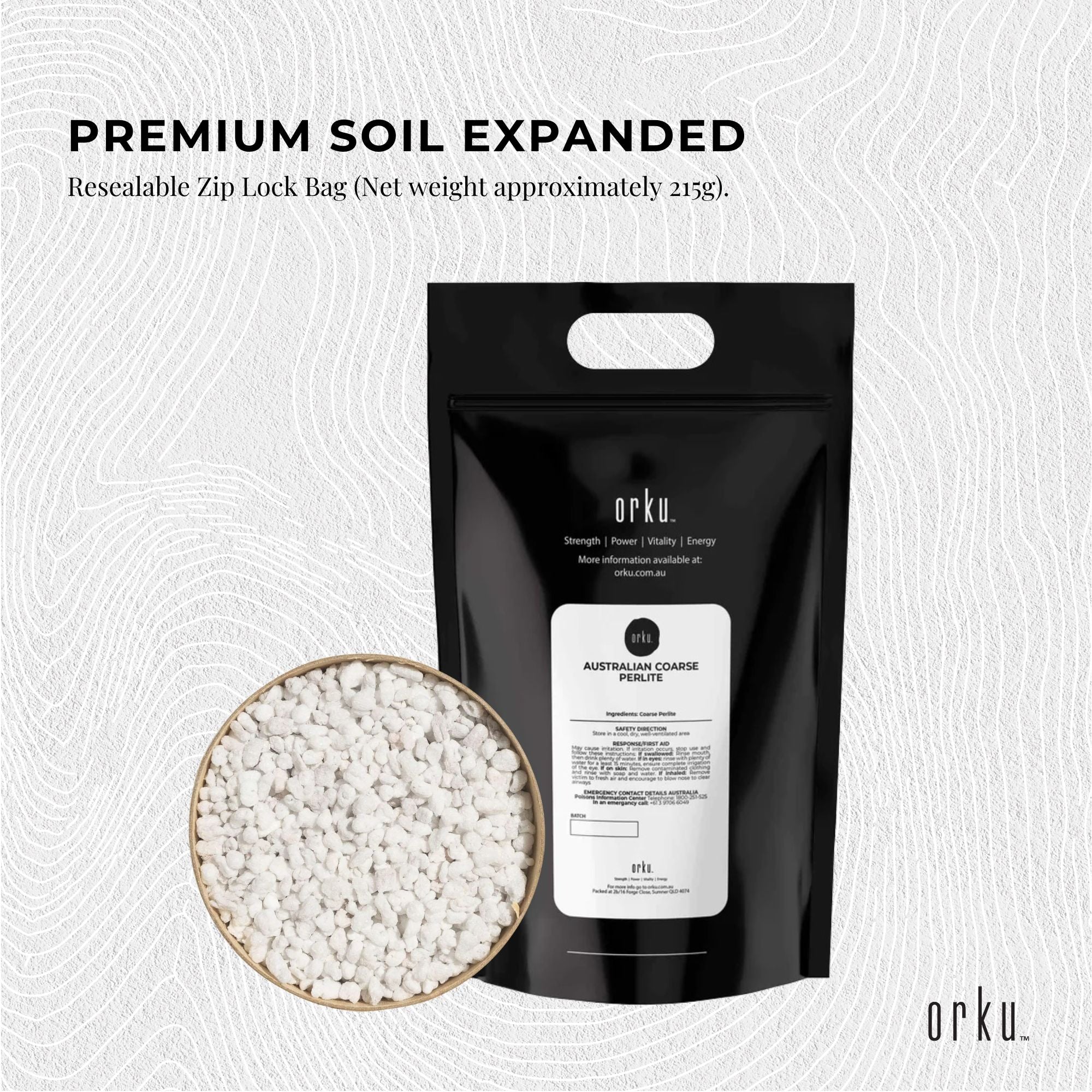 Orku 10L Perlite Coarse Premium Soil Expanded Medium Plants Hydroponics V238-SUPDZ-32867579363408