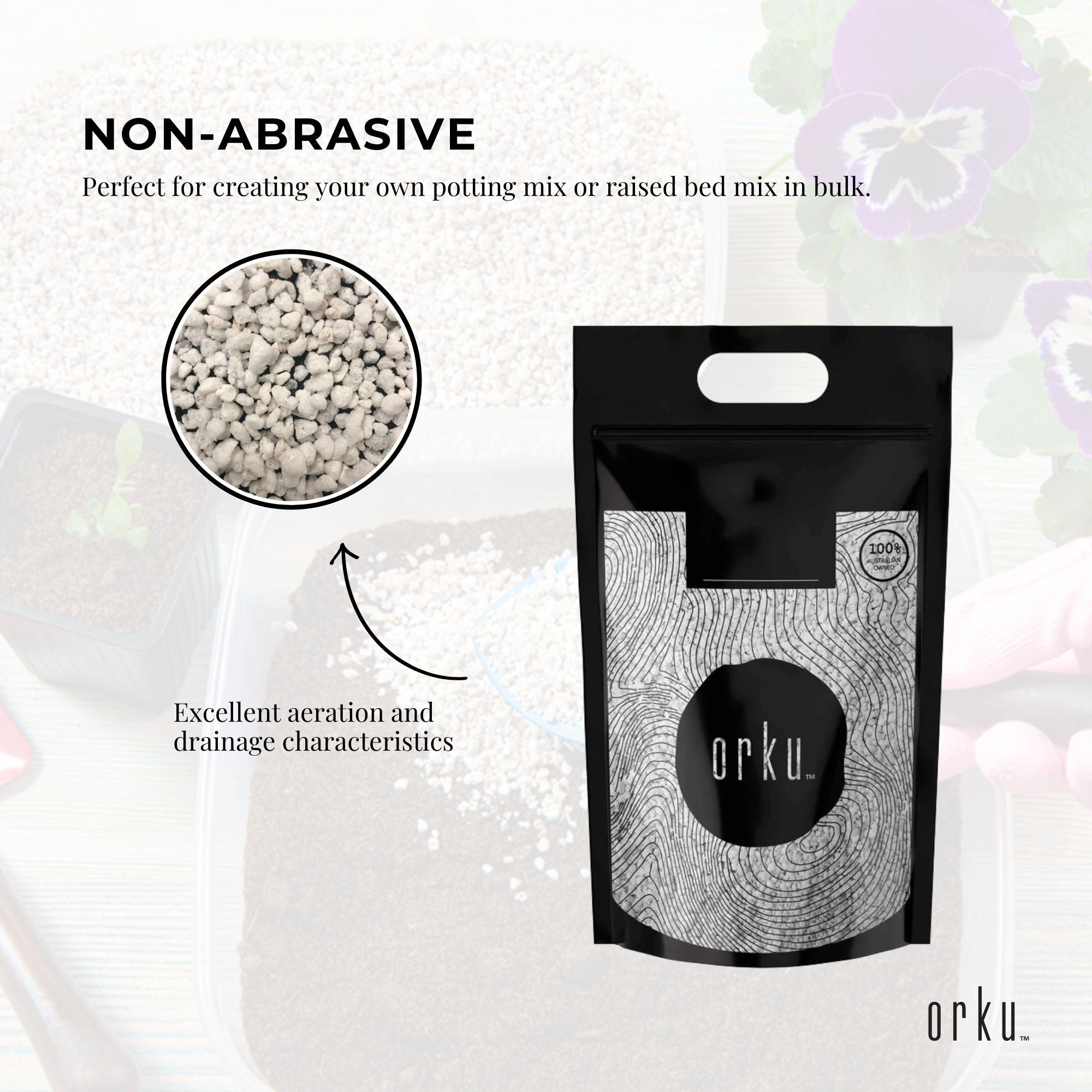 Orku 10L Perlite Coarse Premium Soil Expanded Medium Plants Hydroponics V238-SUPDZ-32867579363408