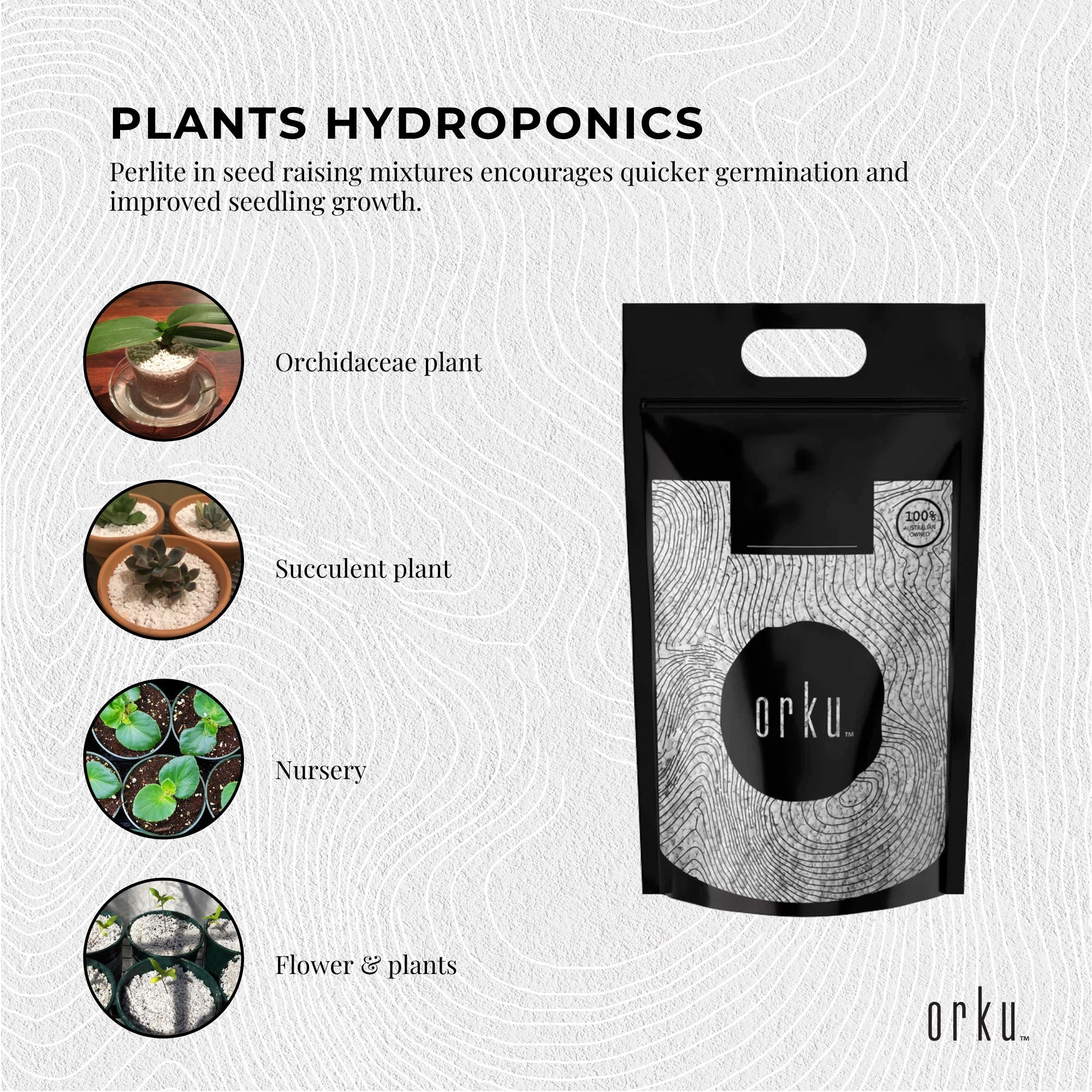 Orku 10L Perlite Coarse Premium Soil Expanded Medium Plants Hydroponics V238-SUPDZ-32867579363408