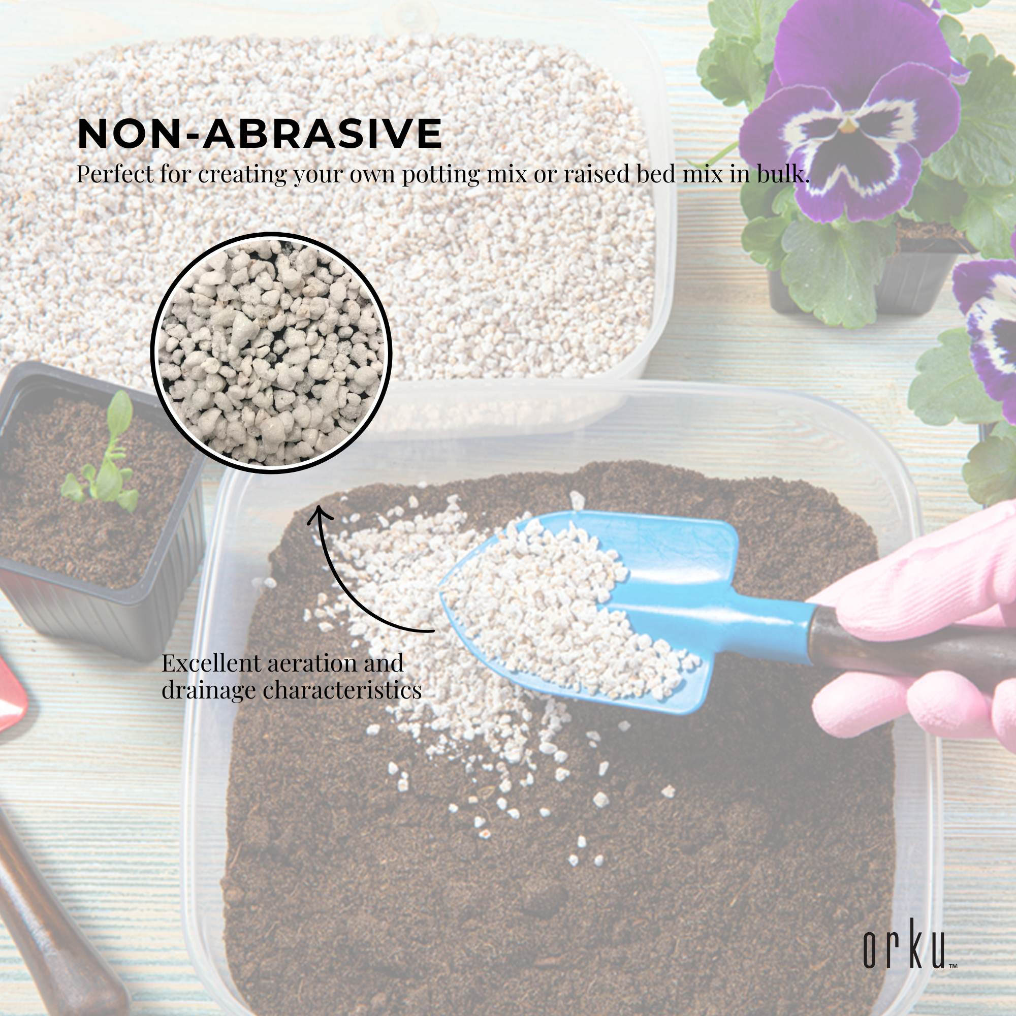 Orku 50L Perlite Coarse Premium Soil Expanded Medium Plants Hydroponics V238-SUPDZ-32867579428944