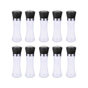 10x 180ml Glass Salt or Pepper Grinder 18cm - Adjustable Ceramic Core Tall Mill V238-SUPDZ-32870164299856