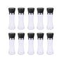 10x 180ml Glass Salt or Pepper Grinder 18cm - Adjustable Ceramic Core Tall Mill V238-SUPDZ-32870164299856