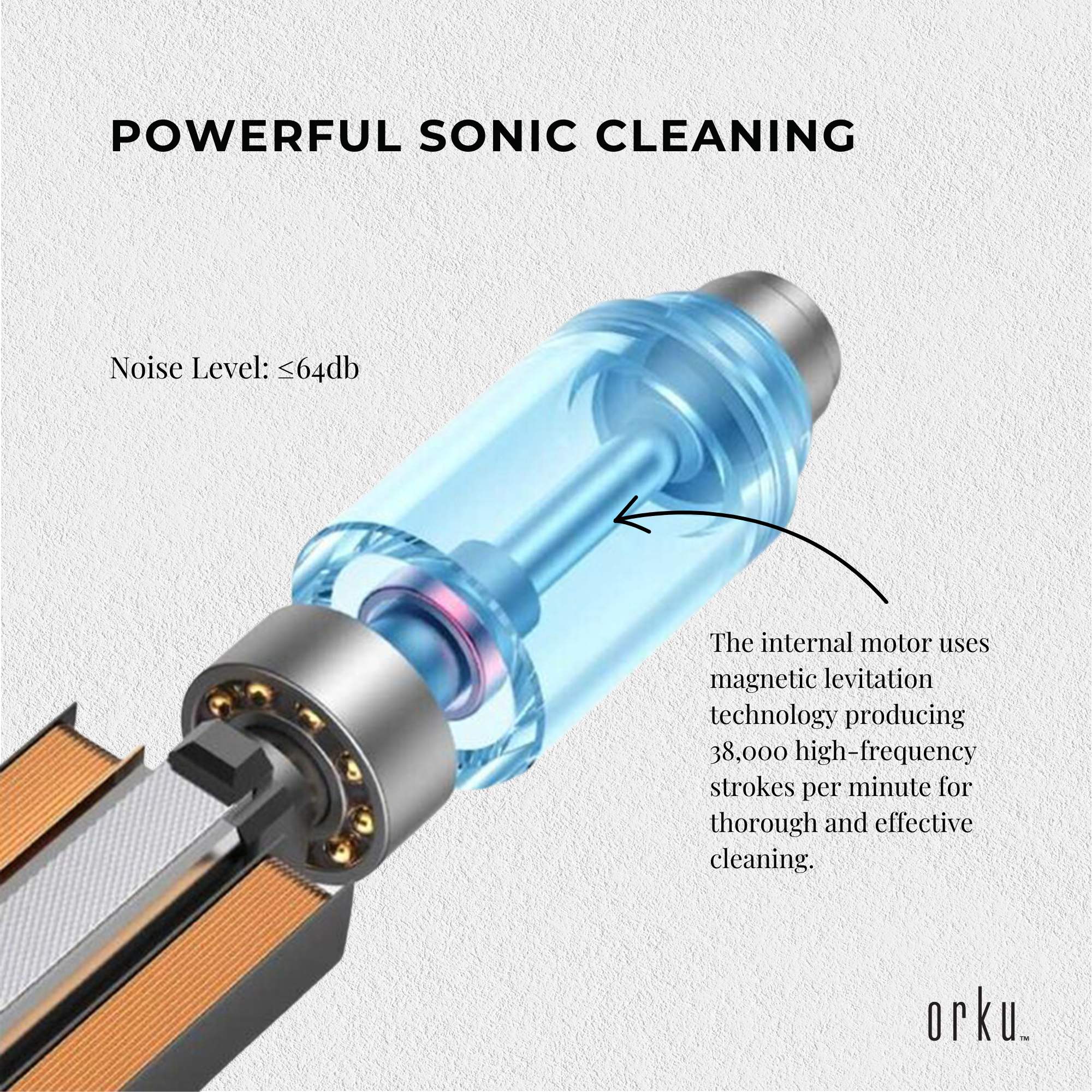 Sonic Electric Toothbrush White - Waterproof USB Charging 5 Modes 2 Heads + Case V238-SUPDZ-32954516930640