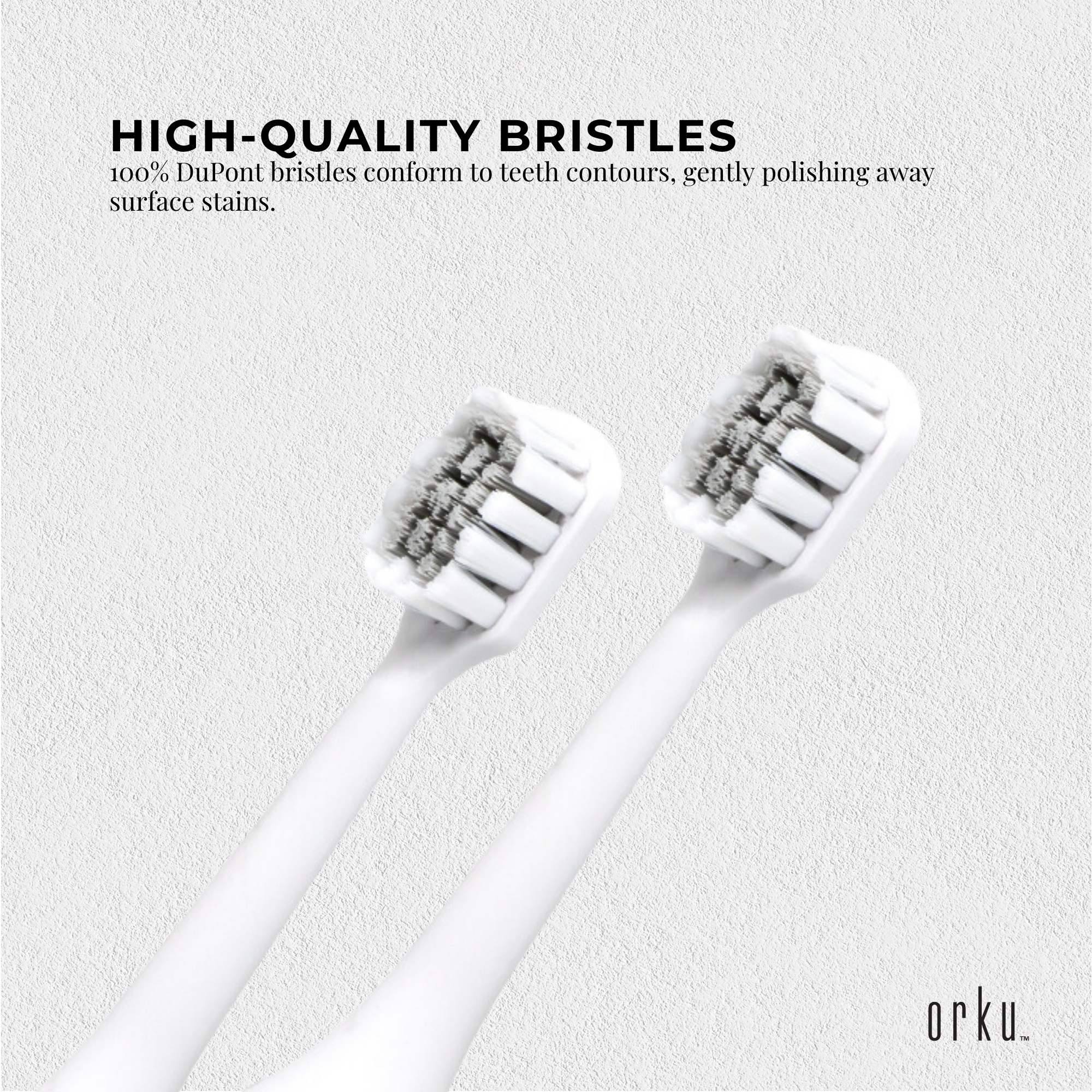 Sonic Electric Toothbrush White - Waterproof USB Charging 5 Modes 2 Heads + Case V238-SUPDZ-32954516930640