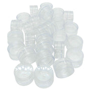 50x 3ml Lip Balm Containers Jars + Lids - Small Cosmetic Cream Sample Pot V238-SUPDZ-32977470914640