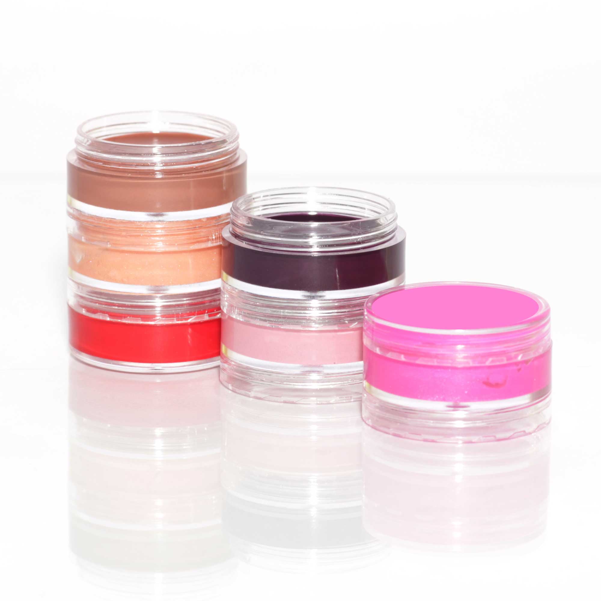 50x 3ml Lip Balm Containers Jars + Lids - Small Cosmetic Cream Sample Pot V238-SUPDZ-32977470914640