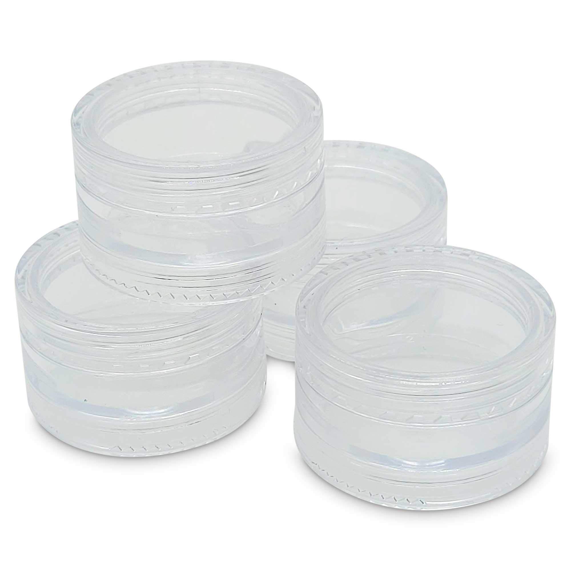 50x 3ml Lip Balm Containers Jars + Lids - Small Cosmetic Cream Sample Pot V238-SUPDZ-32977470914640