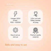 Ellie & Ruby Standing Hair Dryer Accelerator Colour 360 Rotating Halo Rolling V238-SUPDZ-32990099406928
