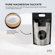 Orku 10Kg USP Epsom Salt Crystals - Magnesium Sulphate Bath Garden Household Use V238-SUPDZ-33002852384848