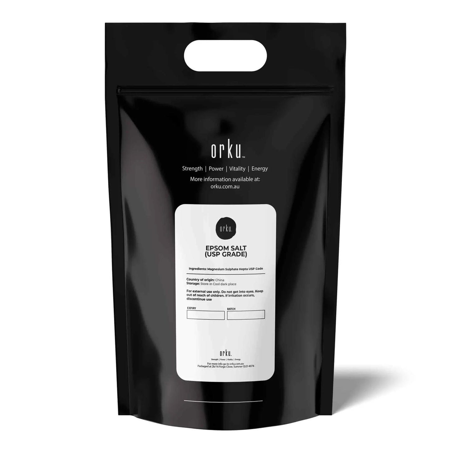 Orku 20Kg USP Epsom Salt Crystals - Magnesium Sulphate Bath Garden Household Use V238-SUPDZ-33006168965200