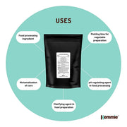 Kemmie 100g Calcium Hydroxide Powder - Food Grade Pickling Lime Slaked Lime FCC V238-SUPDZ-33019637956688