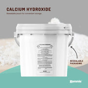 Kemmie 2.5kg Calcium Hydroxide Powder Tub - Food Grade Pickling Lime FCC V238-SUPDZ-33022677745744