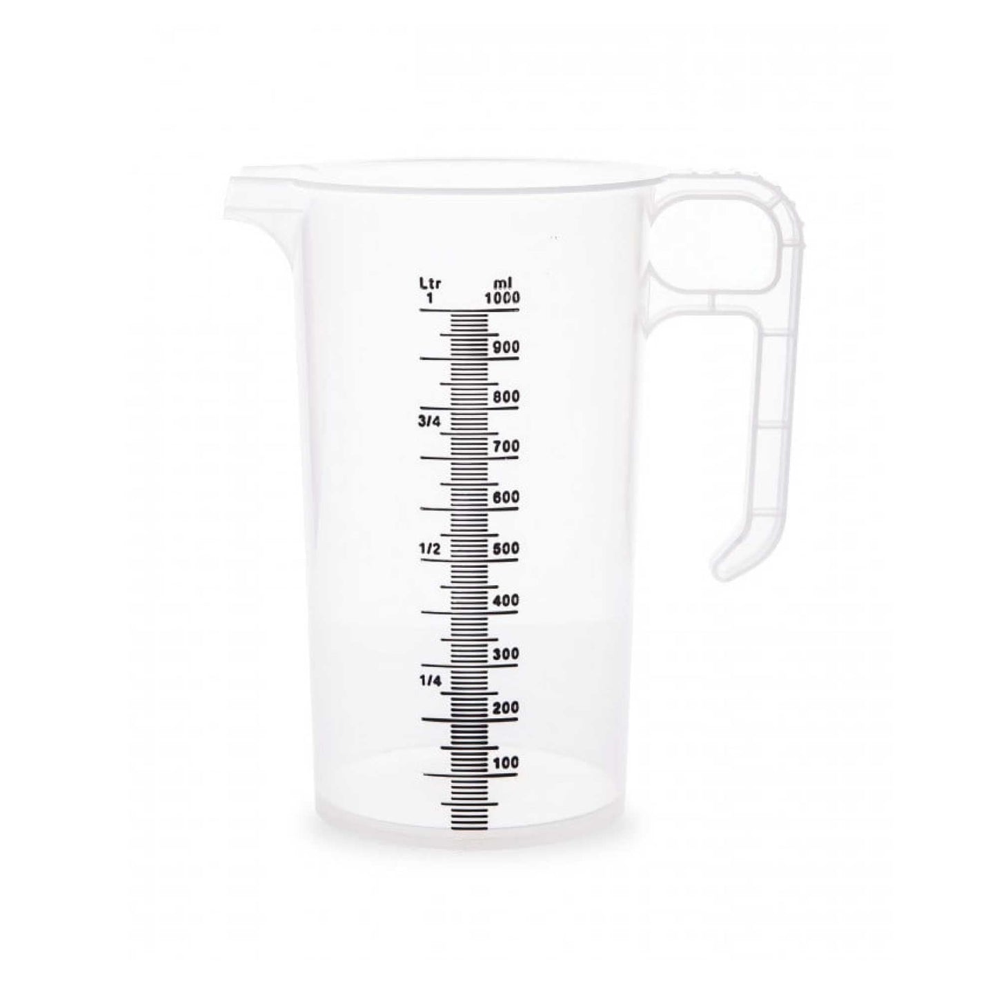 20x 1L Measuring Jug Heavy Duty Clear Plastic Propylene Food Grade BPA 5 Pro-Jug V238-SUPDZ-33050461765712