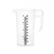 20x 1L Measuring Jug Heavy Duty Clear Plastic Propylene Food Grade BPA 5 Pro-Jug V238-SUPDZ-33050461765712
