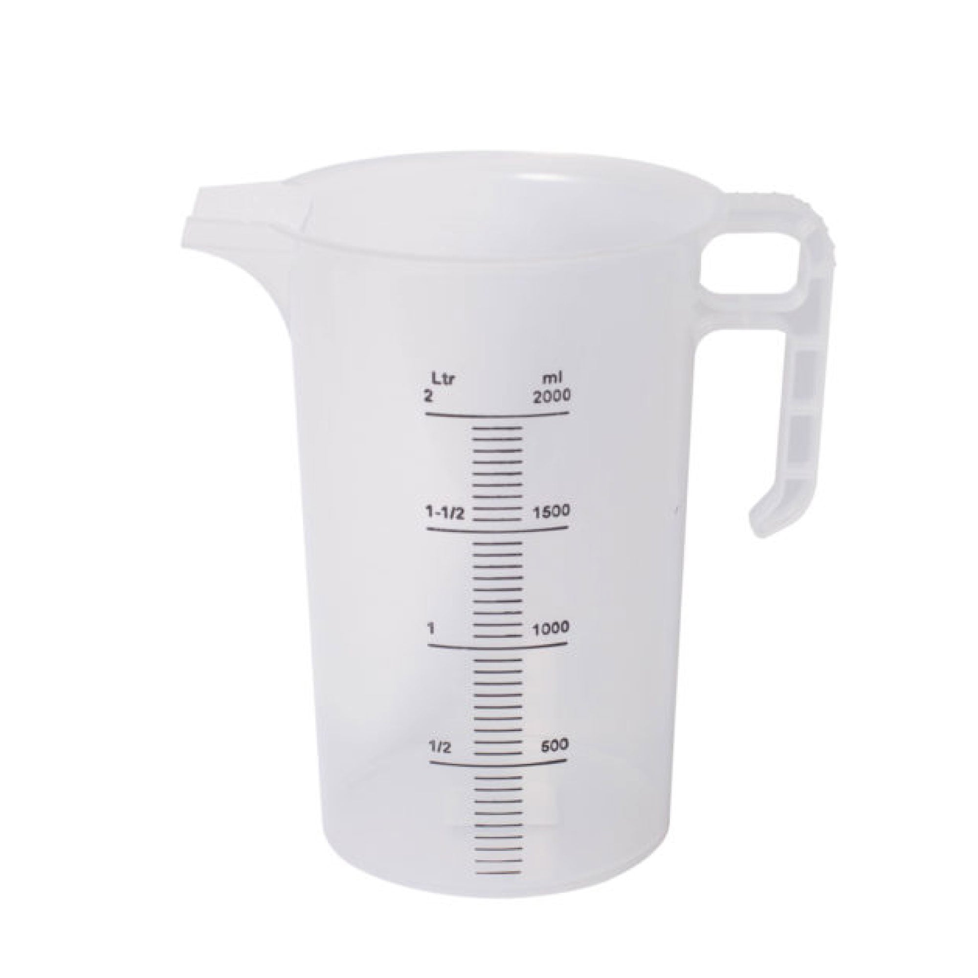 2L Measuring Jug Heavy Duty Clear Plastic Propylene Food Grade BPA 5 Pro-Jug V238-SUPDZ-33050465009744