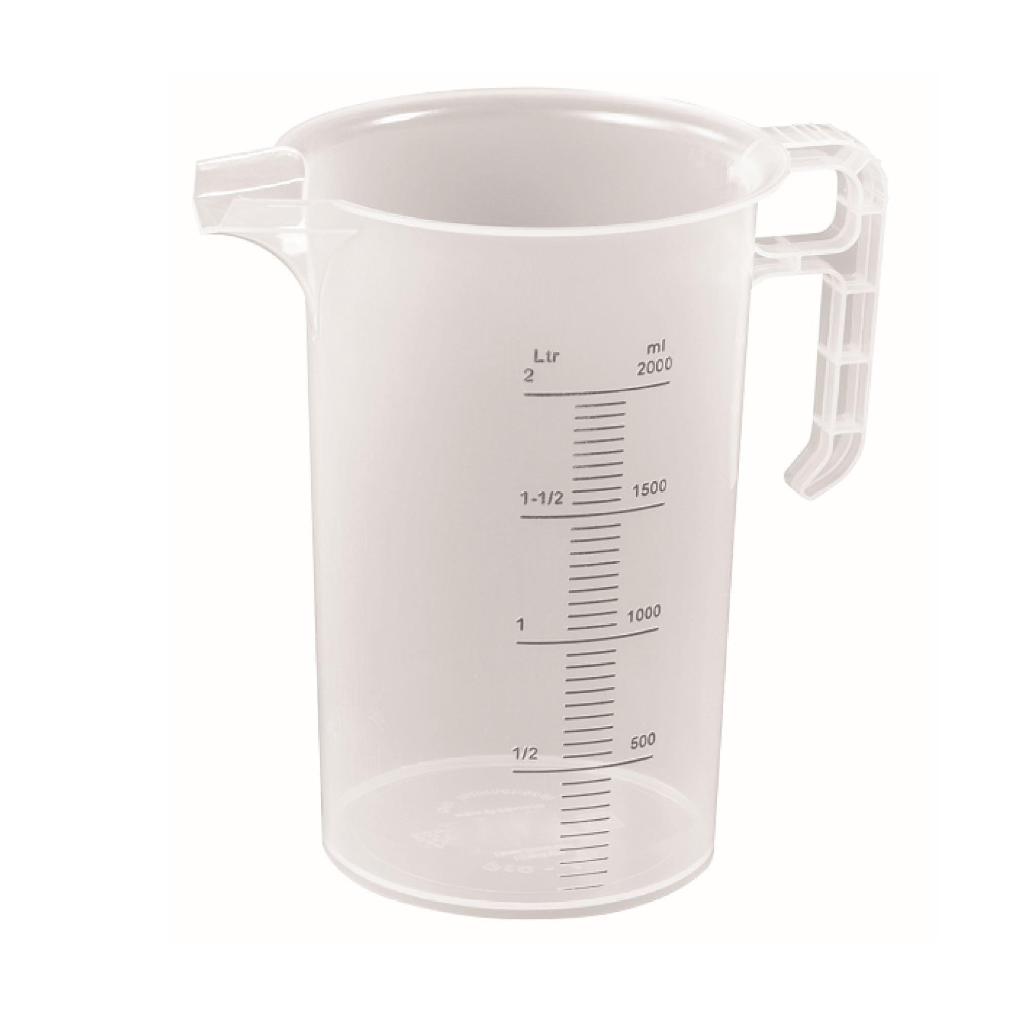 2L Measuring Jug Heavy Duty Clear Plastic Propylene Food Grade BPA 5 Pro-Jug V238-SUPDZ-33050465009744