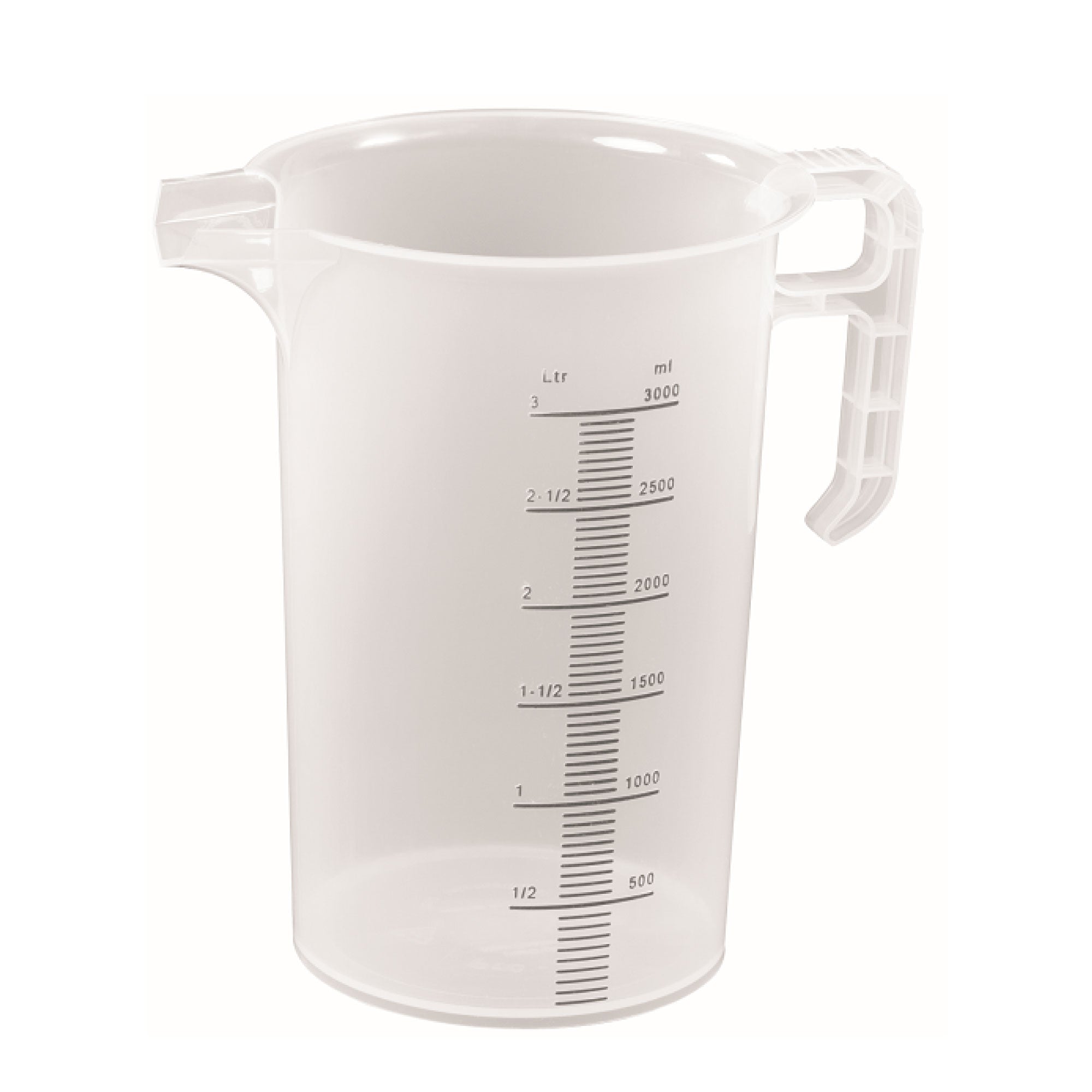 3L Measuring Jug Heavy Duty Clear Plastic Propylene Food Grade BPA 5 Pro-Jug V238-SUPDZ-33050465108048