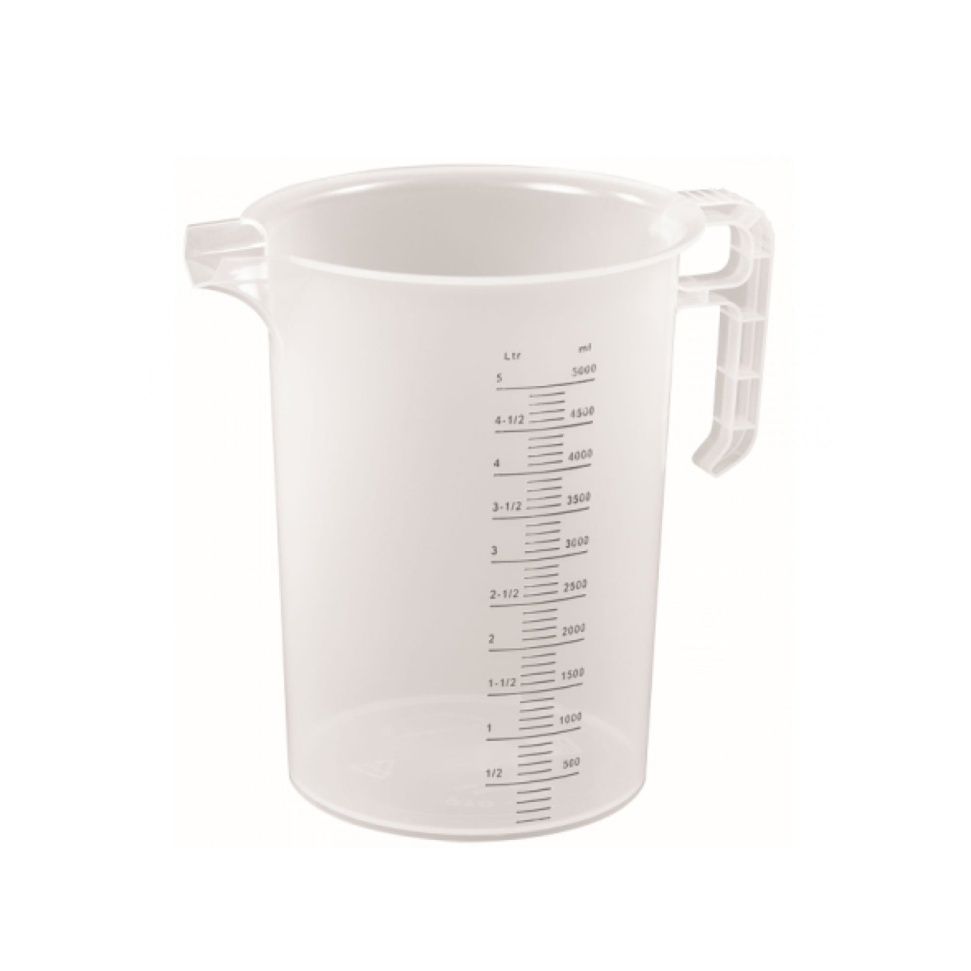 5L Measuring Jug Heavy Duty Clear Plastic Propylene Food Grade BPA 5 Pro-Jug V238-SUPDZ-33050509148240