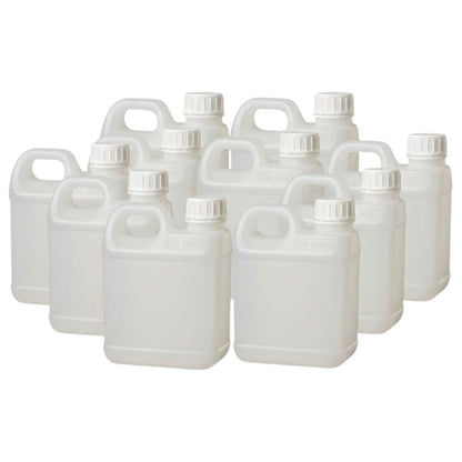 Kitchee 10x 1L Natural HDPE Jerry Can Bottle Empty 38mm TE Cap V238-SUPDZ-33050558234704