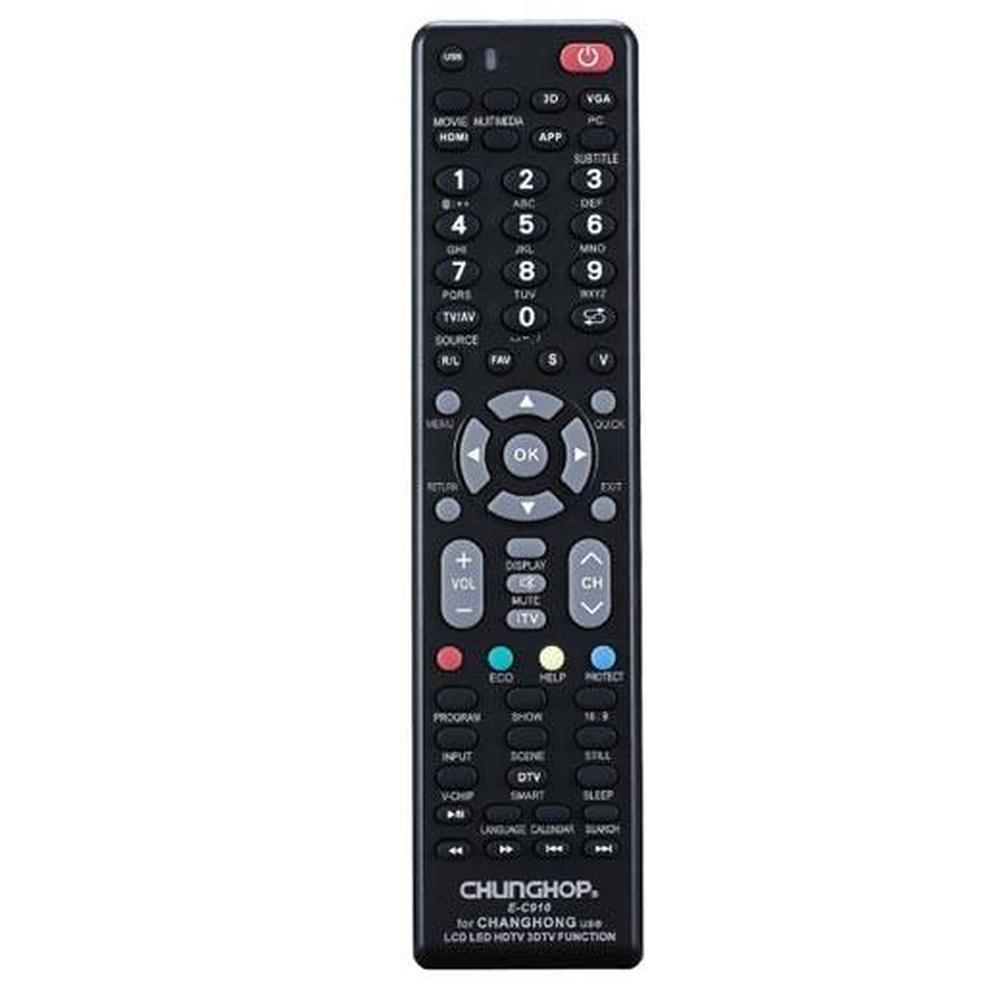 Chunghop Universal TV Remote Control Compatible with Changhong LCD Smart HD Plas V238-SUPDZ-33051248454