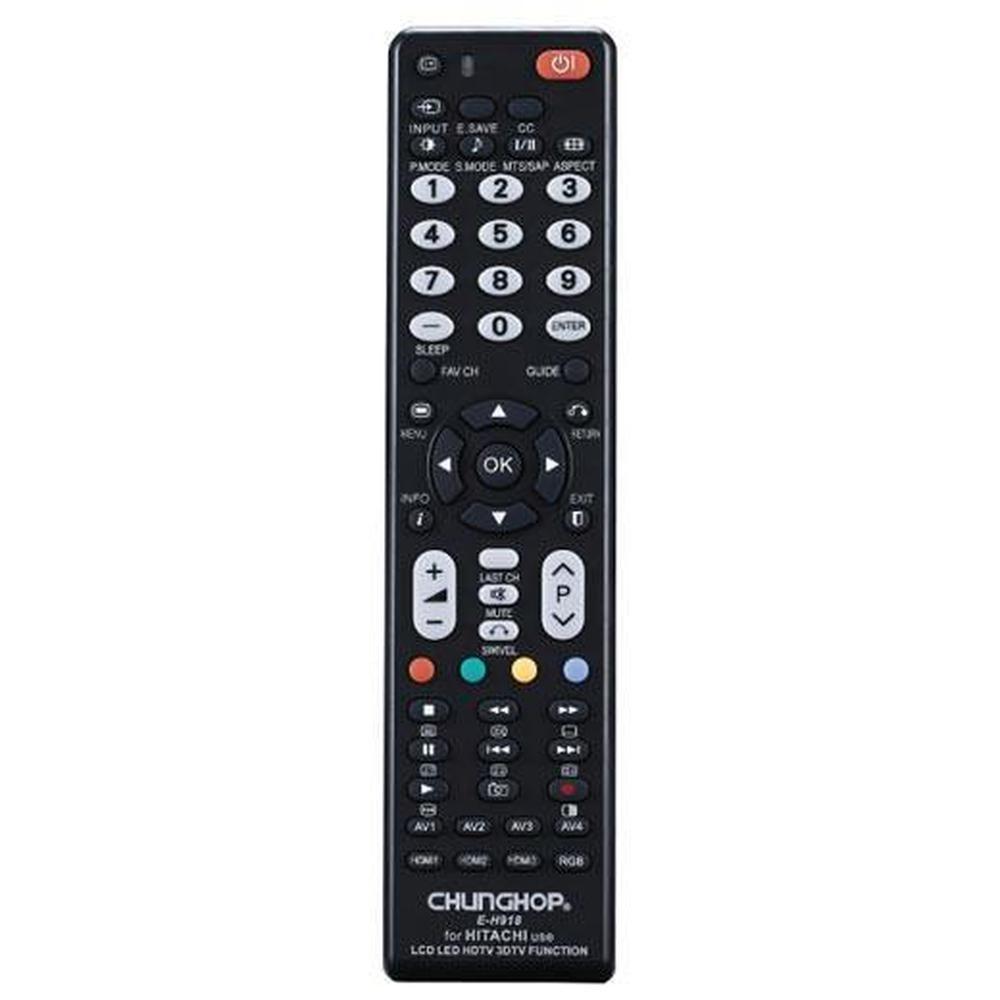 Chunghop Universal TV Remote Control Compatible with Hitachi LCD Smart Plasma HD V238-SUPDZ-33051403334