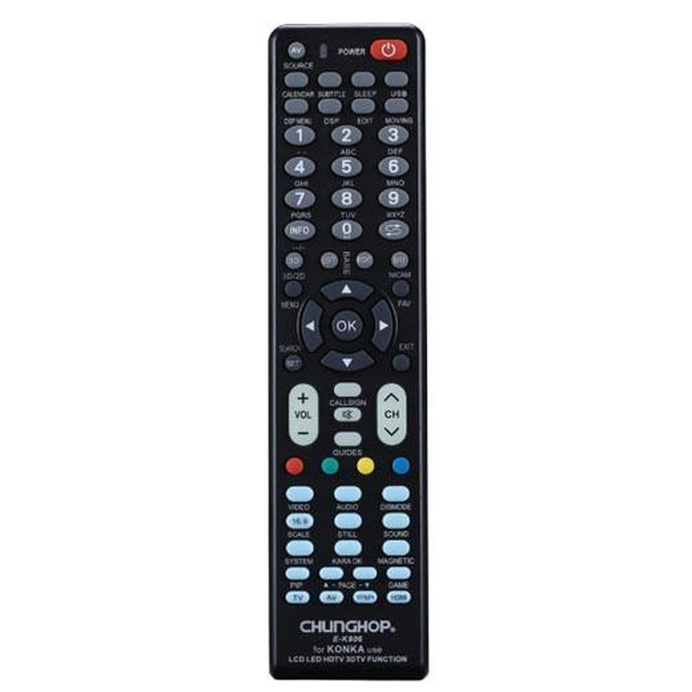Chunghop Universal TV Remote Control Compatible with Konka LCD Smart HD Plasma V238-SUPDZ-33051403398