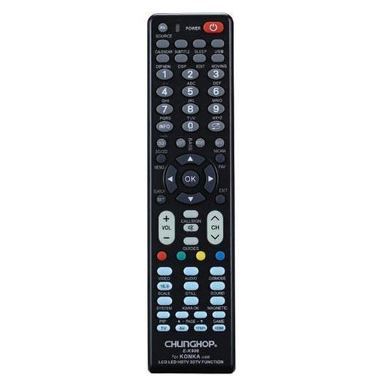 Chunghop Universal TV Remote Control Compatible with Konka LCD Smart HD Plasma V238-SUPDZ-33051403398