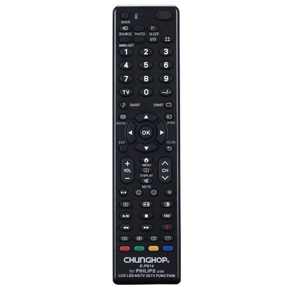 Chunghop Universal TV Remote Control Compatible with Philips LCD Smart HD Plasma V238-SUPDZ-33051403590