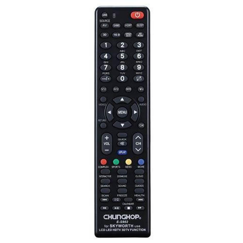Chunghop Universal TV Remote Control Compatible with Skyworth LCD Smart HD Plasm V238-SUPDZ-33051403654