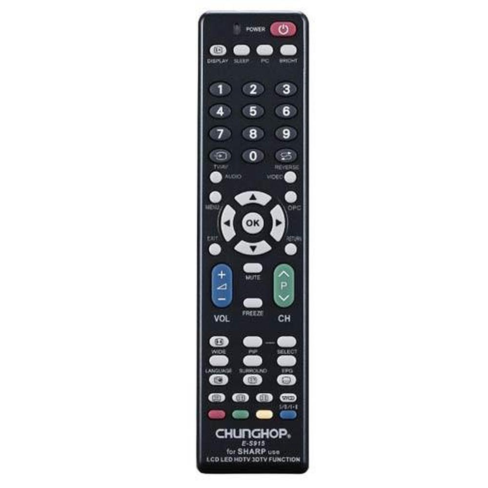 Chunghop Universal TV Remote Control Compatible with Sharp LCD Smart HD Plasma V238-SUPDZ-33051403718